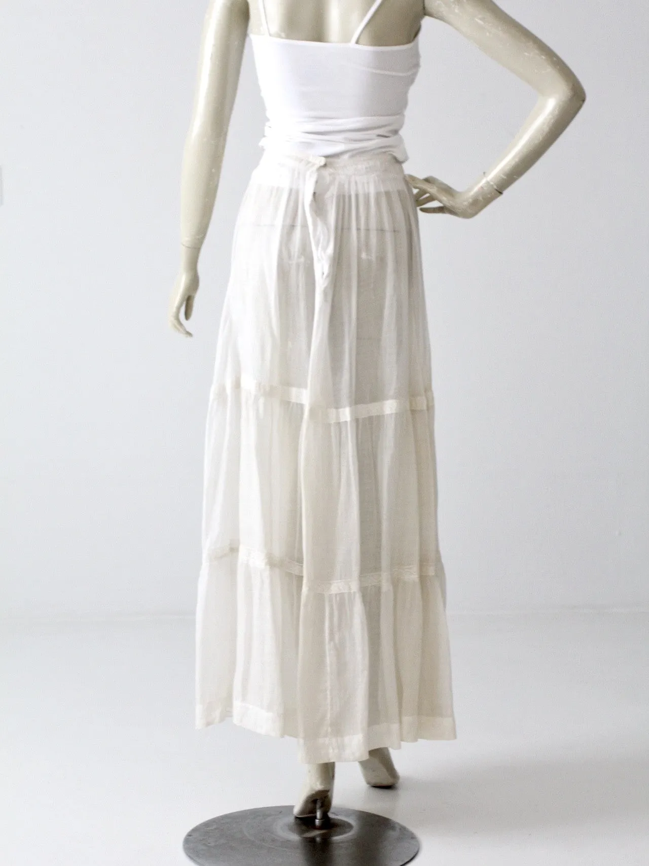 antique Victorian petticoat
