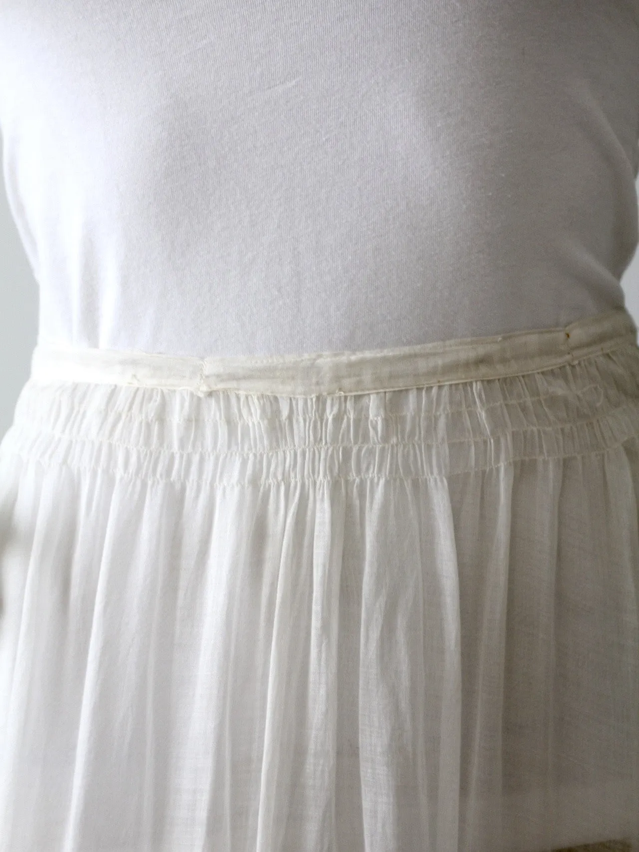 antique Victorian petticoat