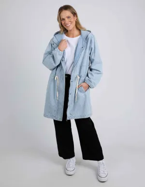Bennett Denim Parker - Blue/ White Stripe
