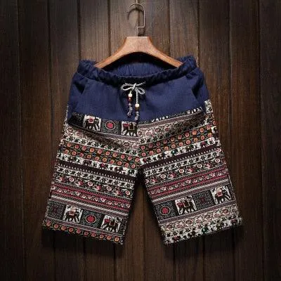 Bermuda Shorts Loose Straight Casual Floral  Bermuda Shorts