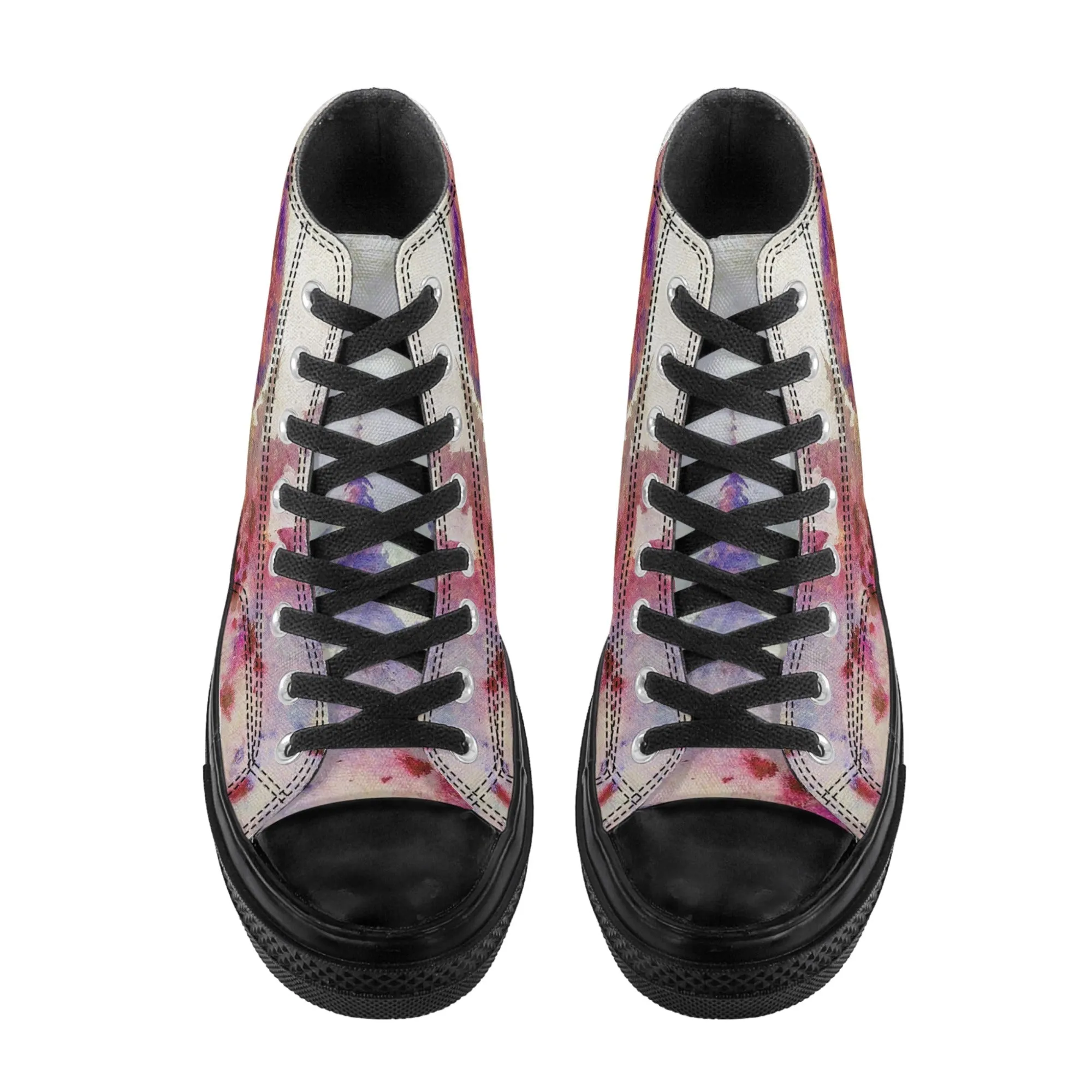 Bob Ross Tribute Shoes | Classic High-top canvas Sneaker