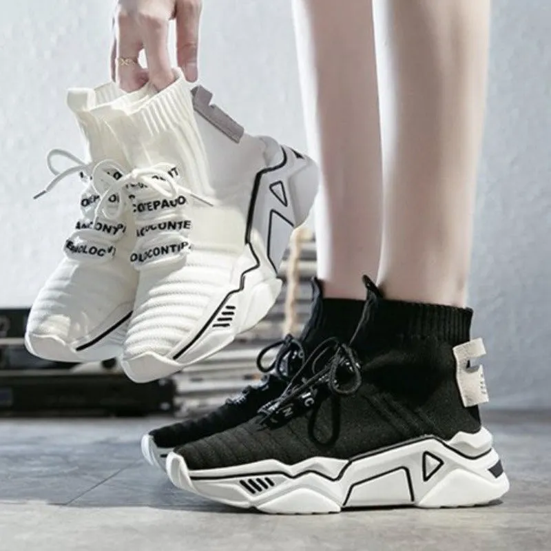 High Top Platform Sneakers