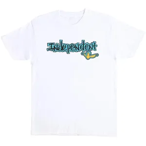 INDEPENDENT X GONZ BAR S/S TEE - WHITE