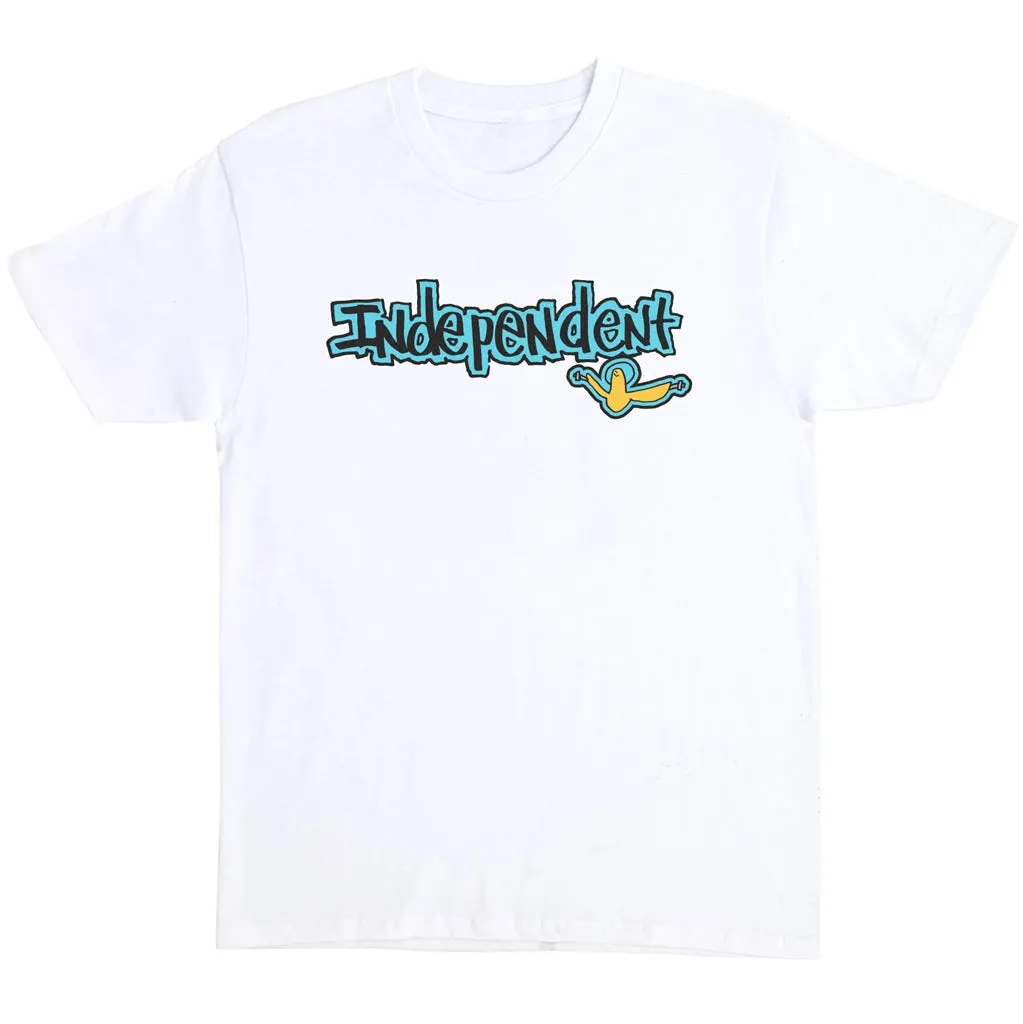 INDEPENDENT X GONZ BAR S/S TEE - WHITE