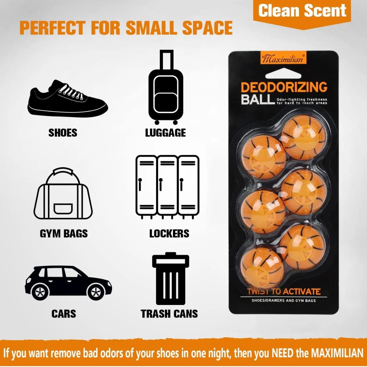 Maximillian Deodorant Balls