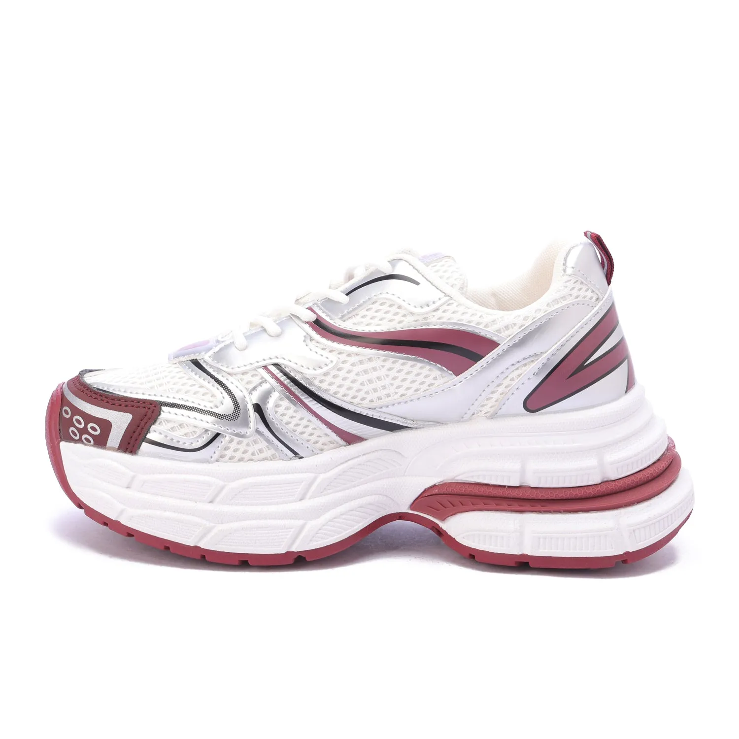 Metallic StrataRun Sneakers - Red