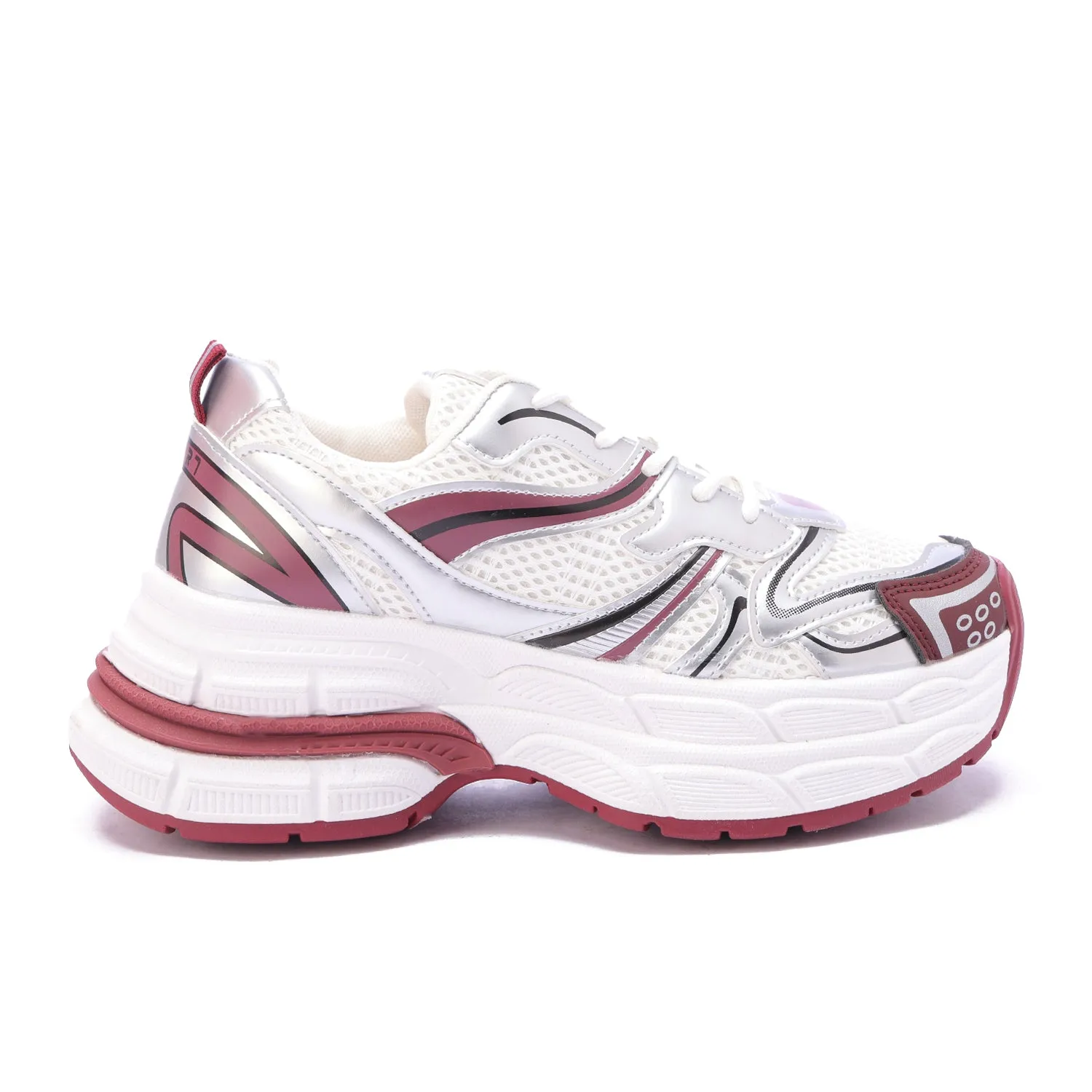 Metallic StrataRun Sneakers - Red