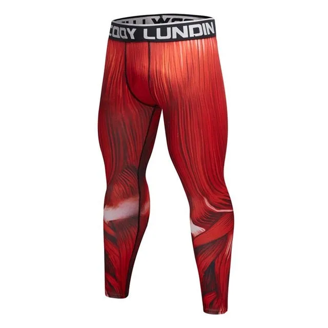 MMA Printed Workout Quick Dry Fitness Pants
