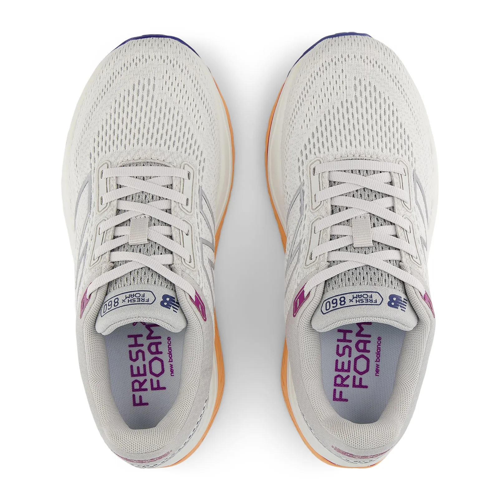 New Balance Fresh Foam X 860 v14 Running Shoe (Women) - Grey Matter/Copper/Silver Metallic