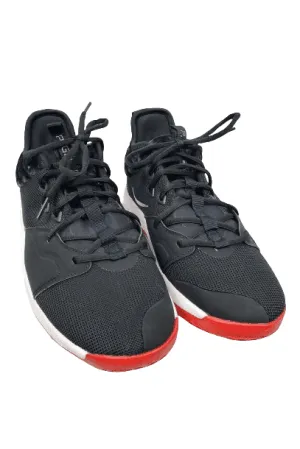 Nike P. George unisex black, white and red sneakers size 7Y