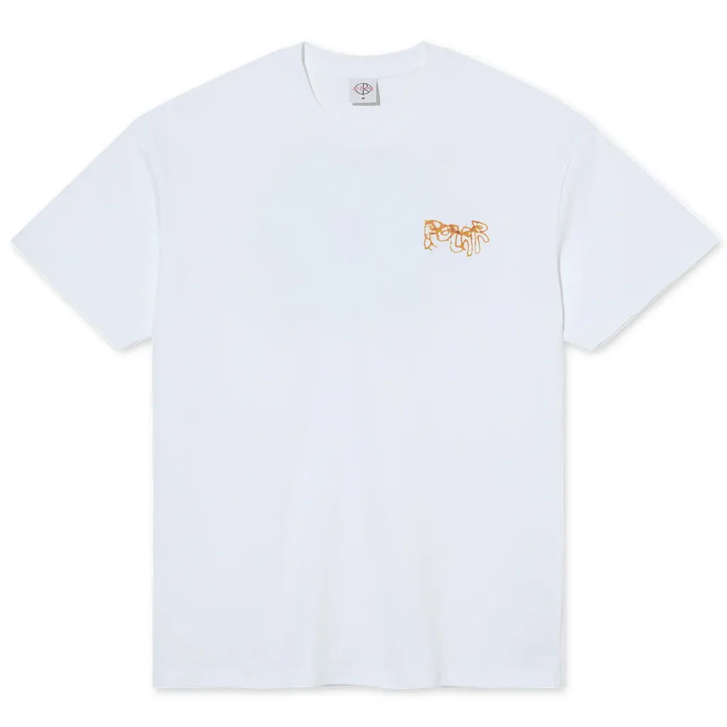 POLAR GREEN SPIDER TEE - WHITE