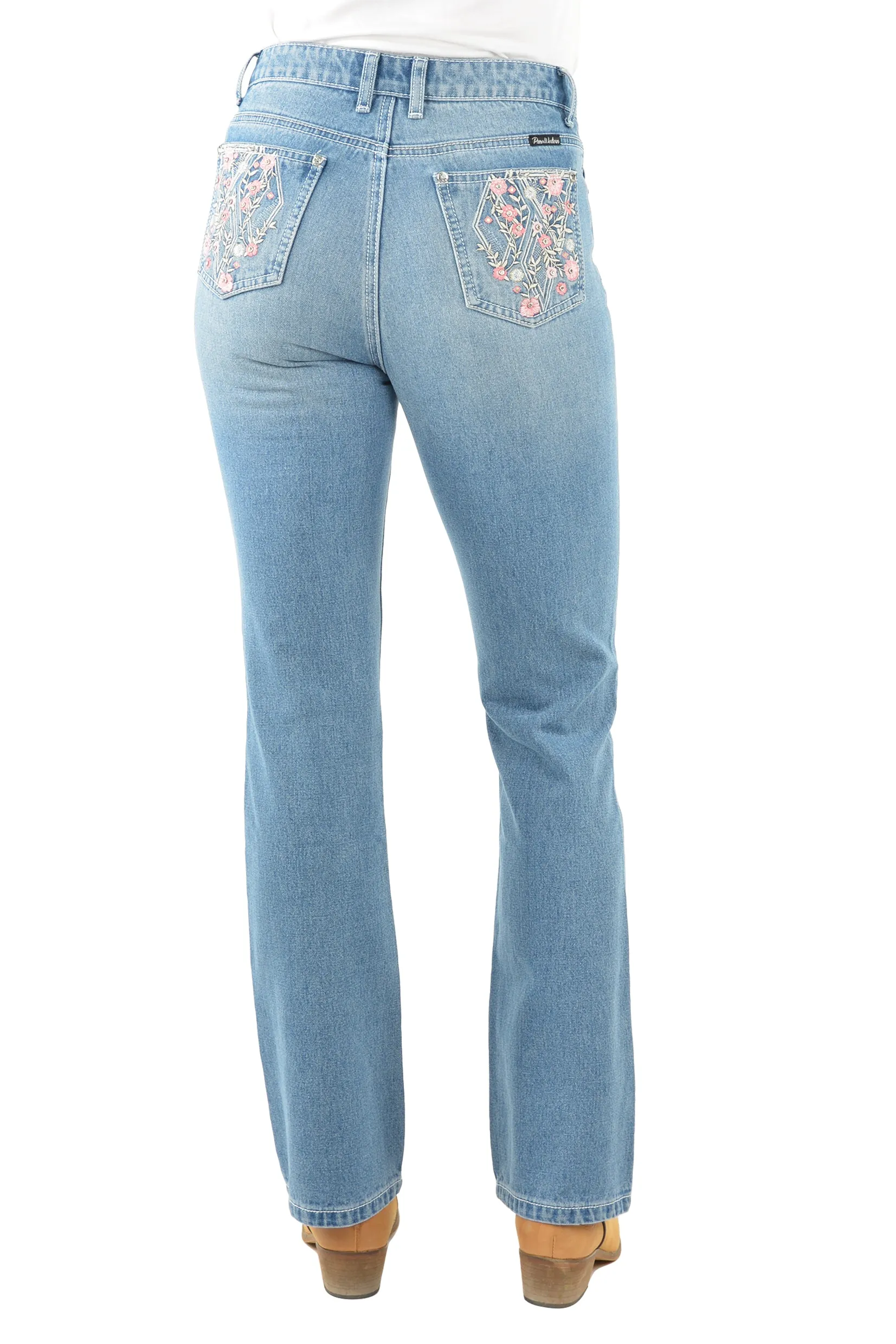 Pure Western Ladies Flora High Waisted Boot Cut Jean - PCP2213725