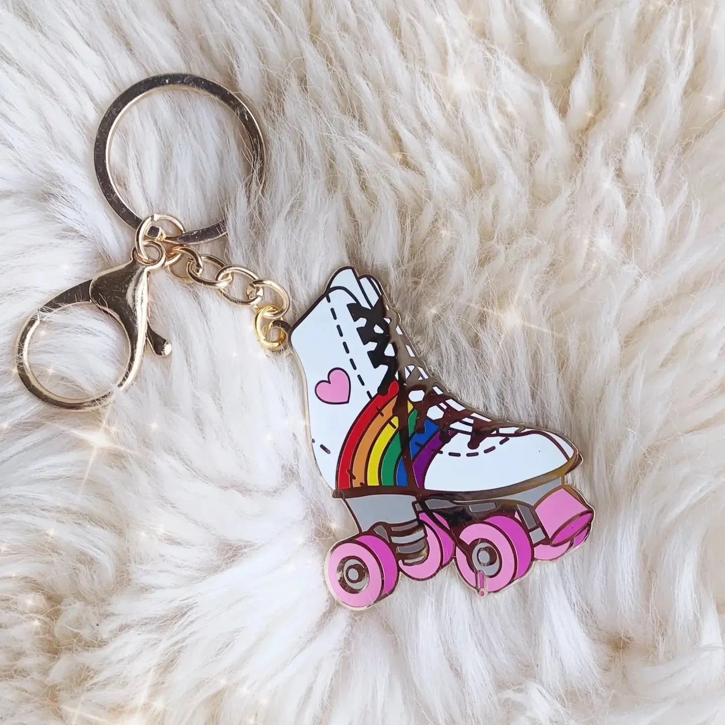 Roller Skate Keychain