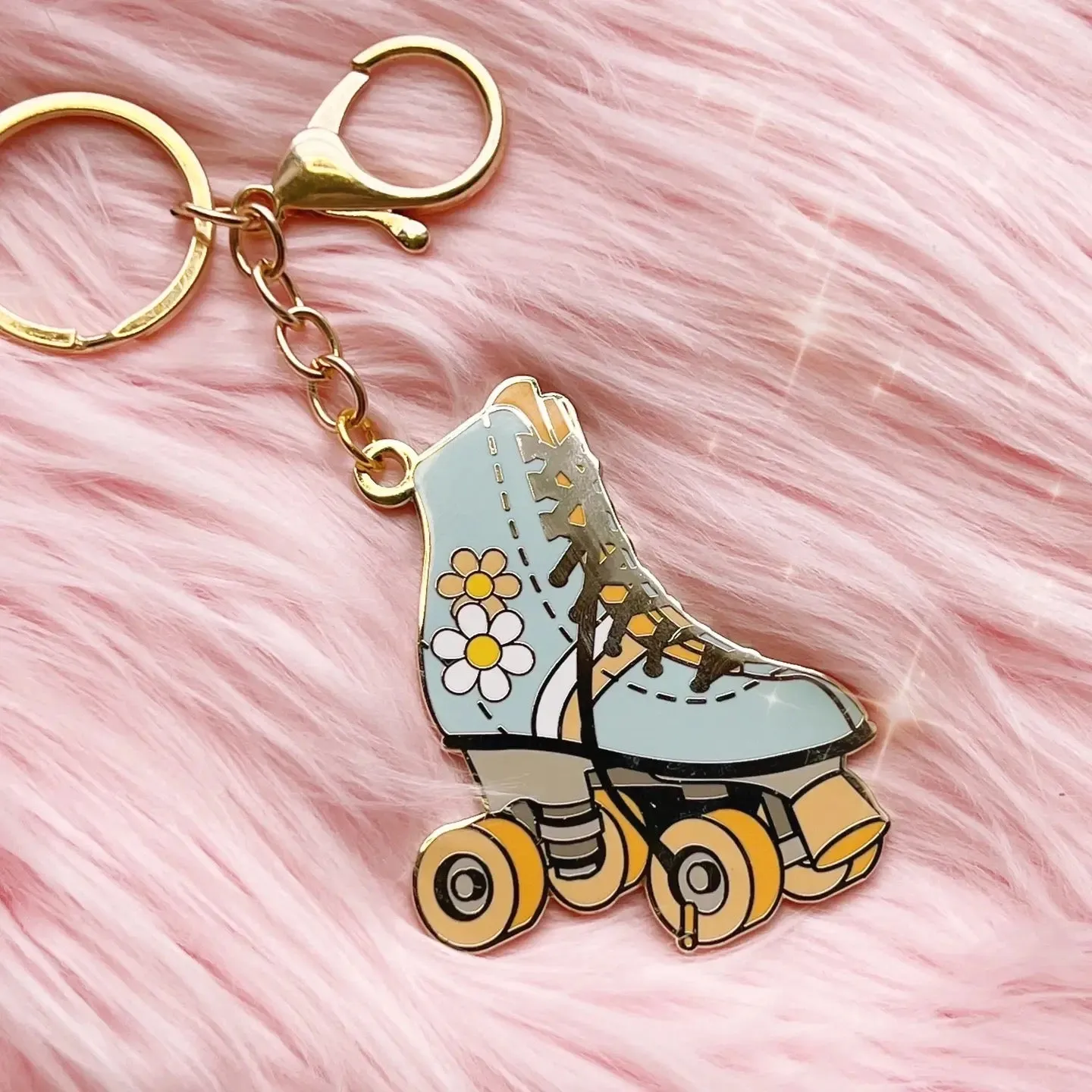 Roller Skate Keychain