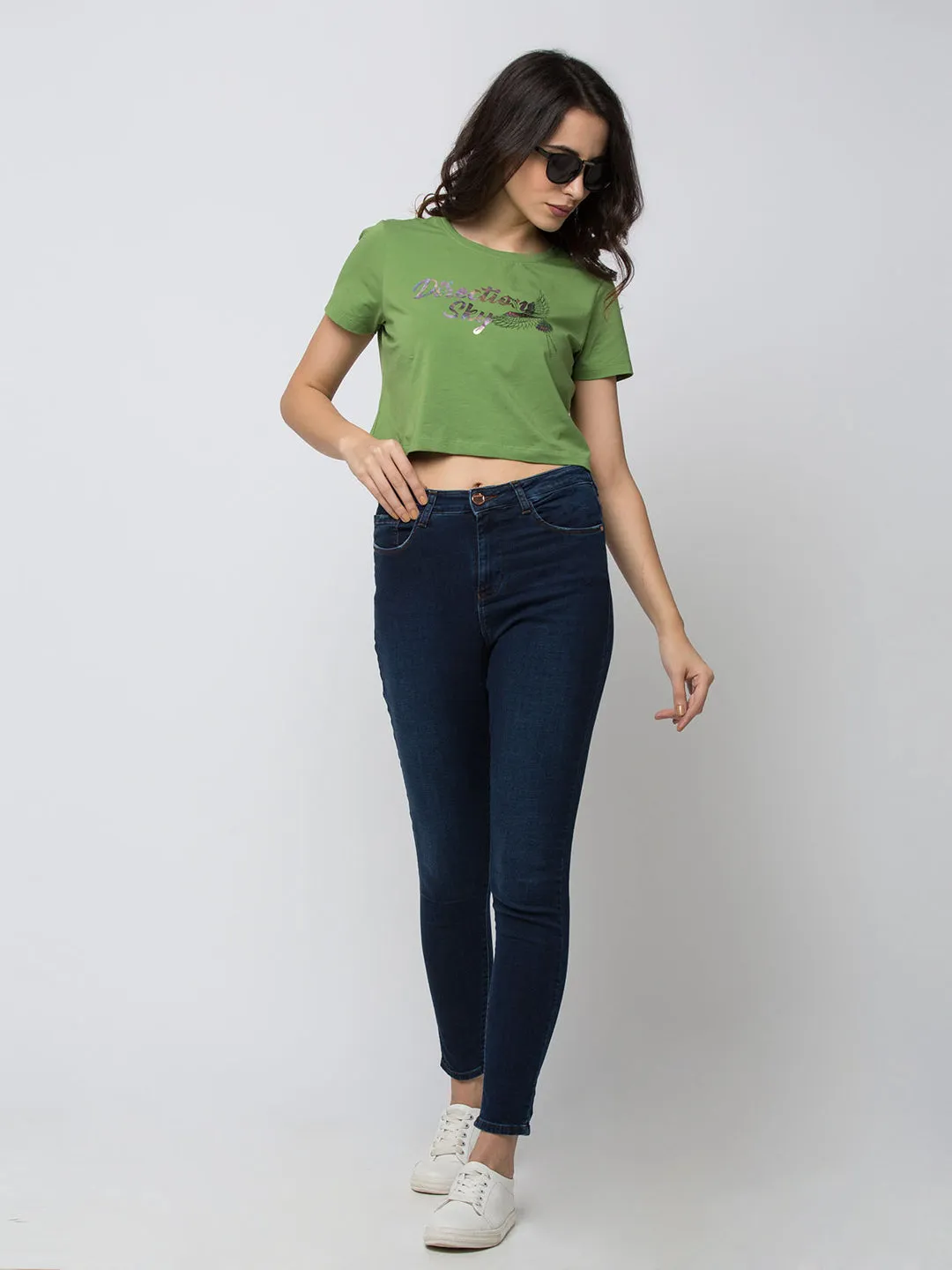 Spykar Women Raw Cotton Super Skinny Jeans