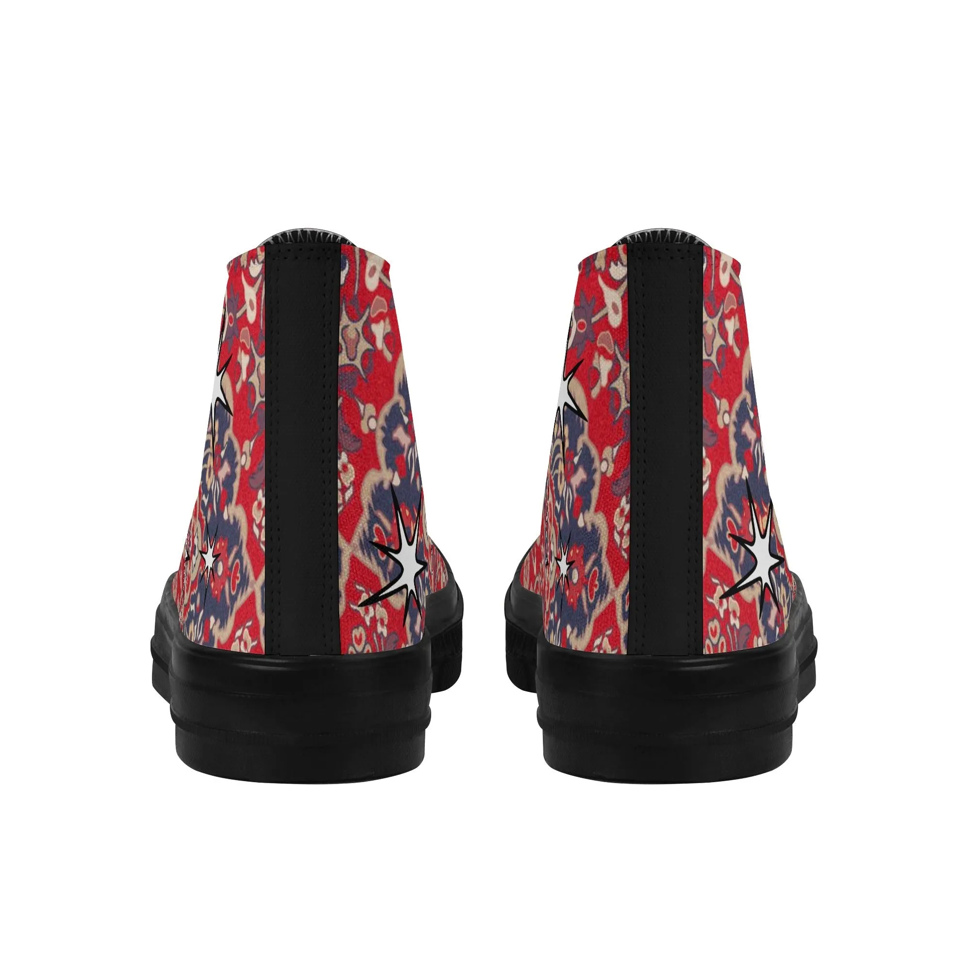 The Dudes Rug - Lebowski Shoes | High-top Canvas Sneakers