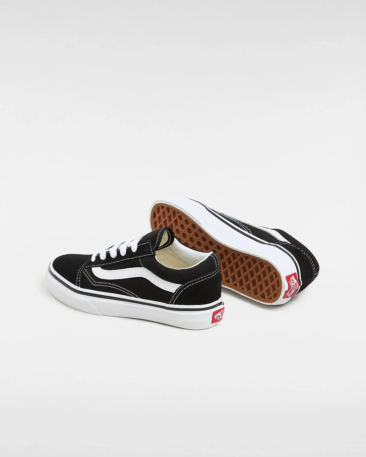 Vans Kids Old Skool Shoes (4-8 years) Black/True White VN000W9T6BT
