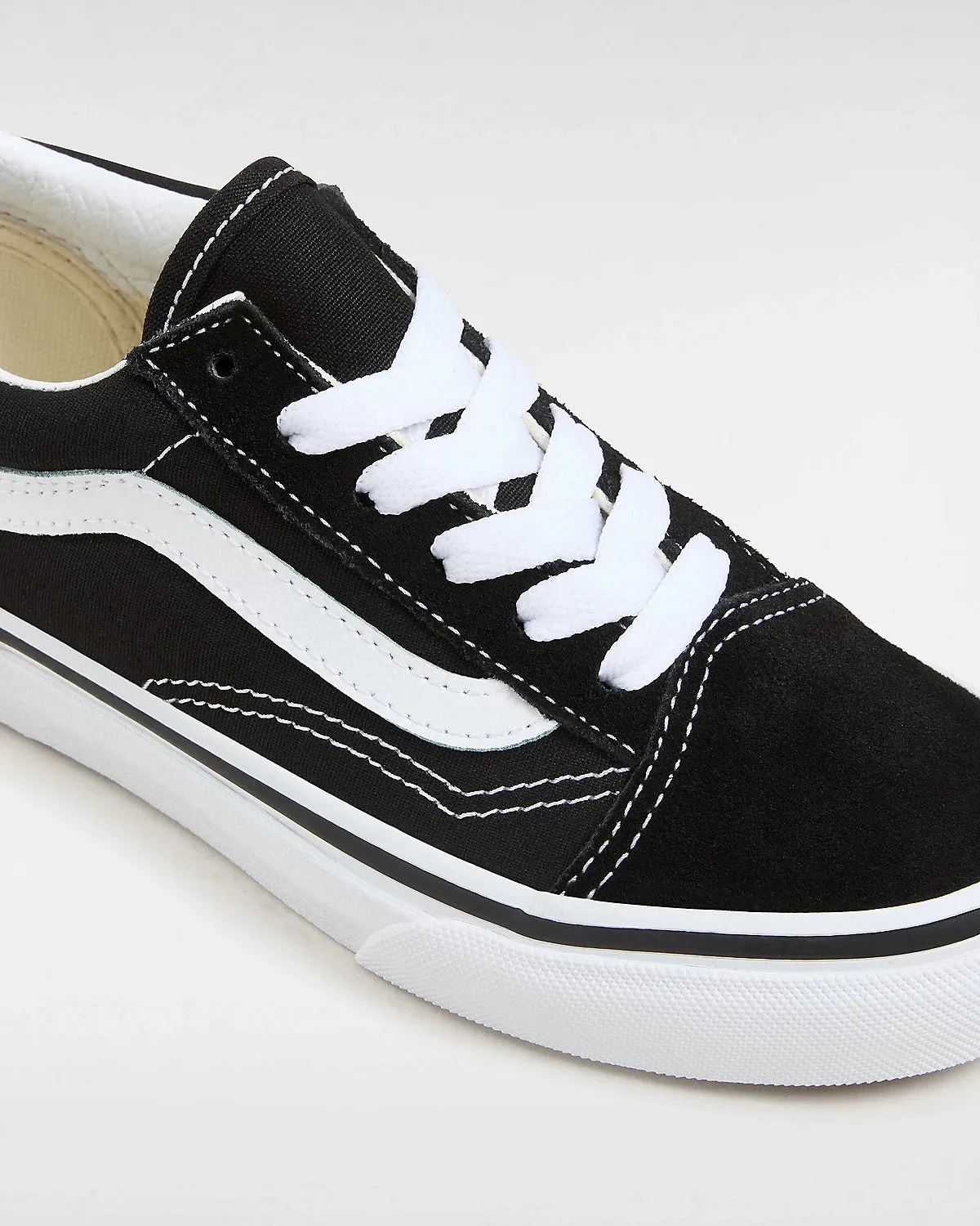 Vans Kids Old Skool Shoes (4-8 years) Black/True White VN000W9T6BT