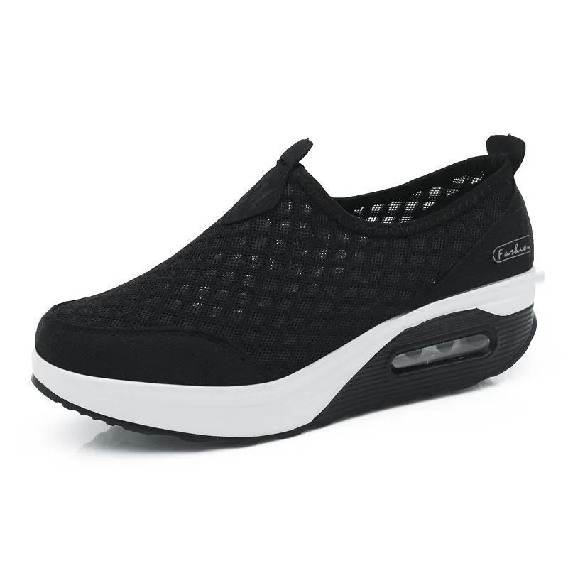 Women's Mesh Air Cushion Shake Sneakers