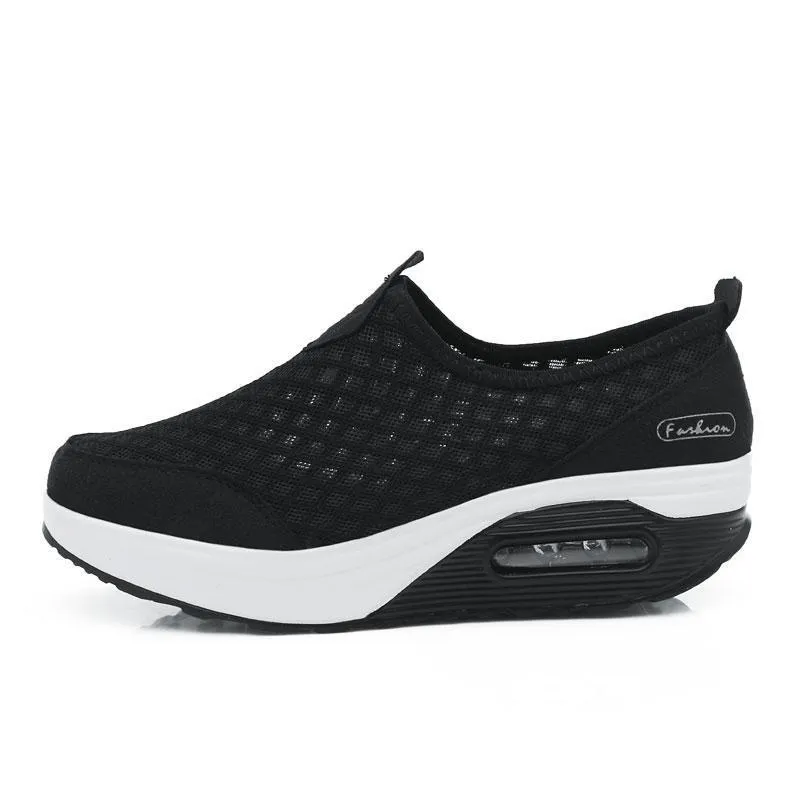 Women's Mesh Air Cushion Shake Sneakers